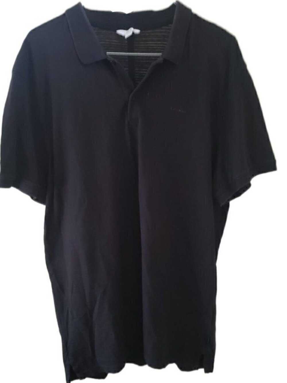 Calvin Klein Men's Black Short Sleeve Polo